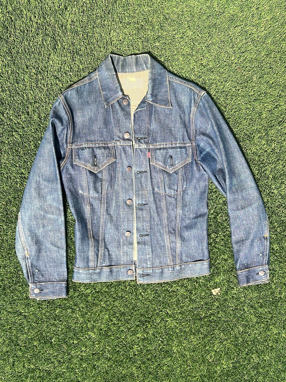 Levi's “Big E” Late-60s Type III Dark Wash Blue Denim Jacket